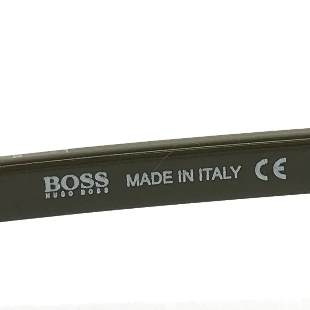 HUGO BOSS Eyeglasses Frames 0228/U 31C Gray Green Rectangular Half Rim 52-19-140